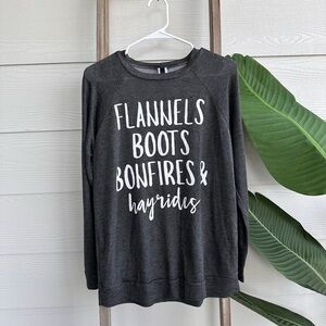 Women’s Dark Gray Graphic Sweatshirt